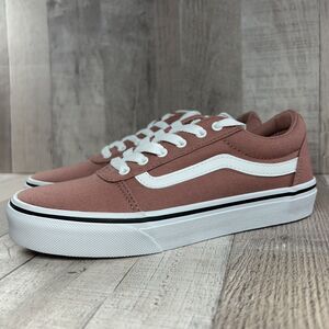 Vans Ward Little Kids' Girls Sneaker Skate Shoes Canvas Night Rose Pink Size 2